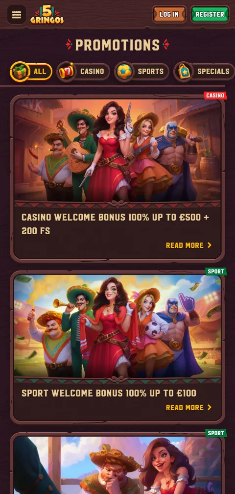 5Gringos Casinon maksutavat ja kotiutukset