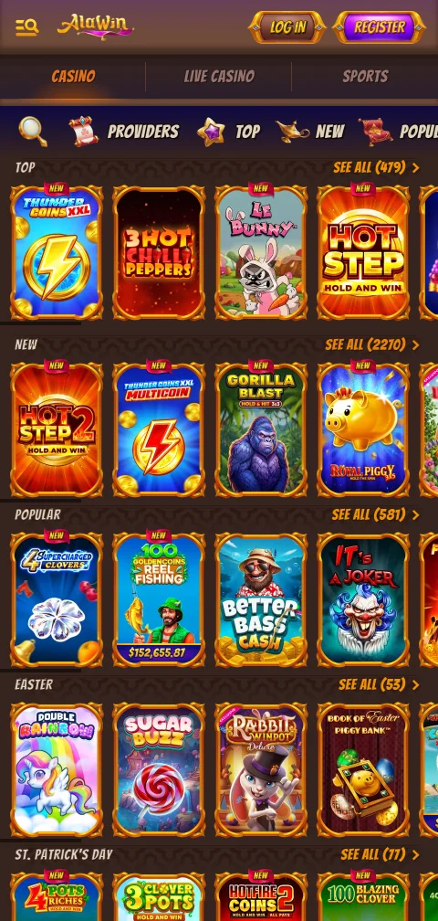 Alawin Casino pelirajat, aikakatkaisu ja itsesulku tilin asetuksissa