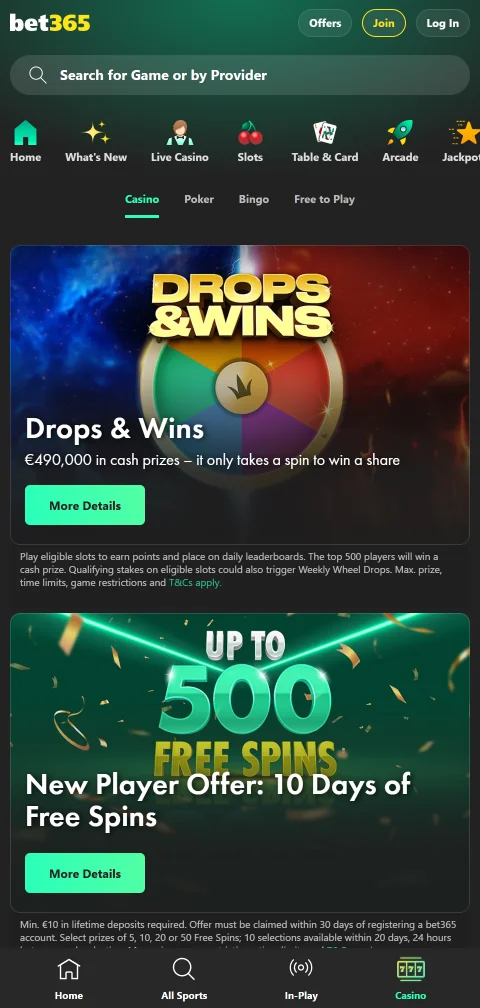 bet365 Casino lisenssitiedot MGA/CRP/531/2018 ja haltija Hillside (Sports) ENC
