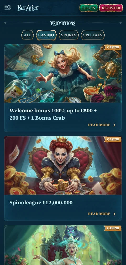 BetAlice Casinon maksutavat Zimpler, Finshark ja kryptovaluutat suomalaiselle pelaajalle