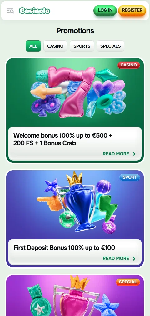 Casinolon lisenssitiedot ja vastuullisen pelaamisen asetukset mobiilinäkymässä
