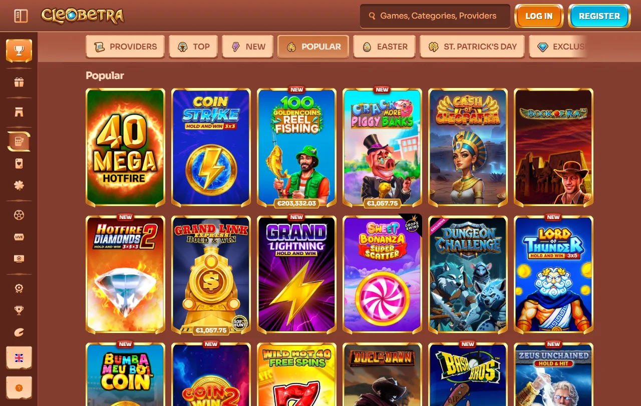 Cleobetra Casino – bonukset ja tervetuliaistarjous