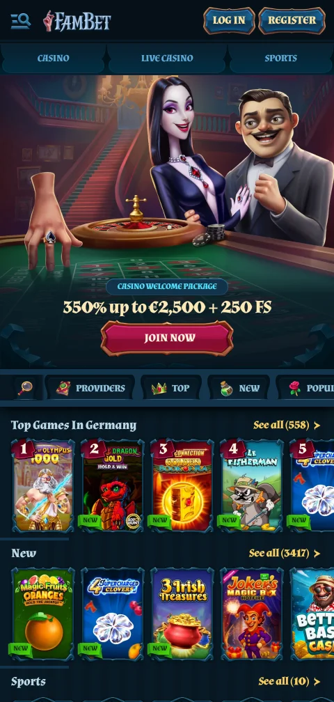 Fambet Casino selainpohjainen mobiilikäyttö ilman natiivisovellusta