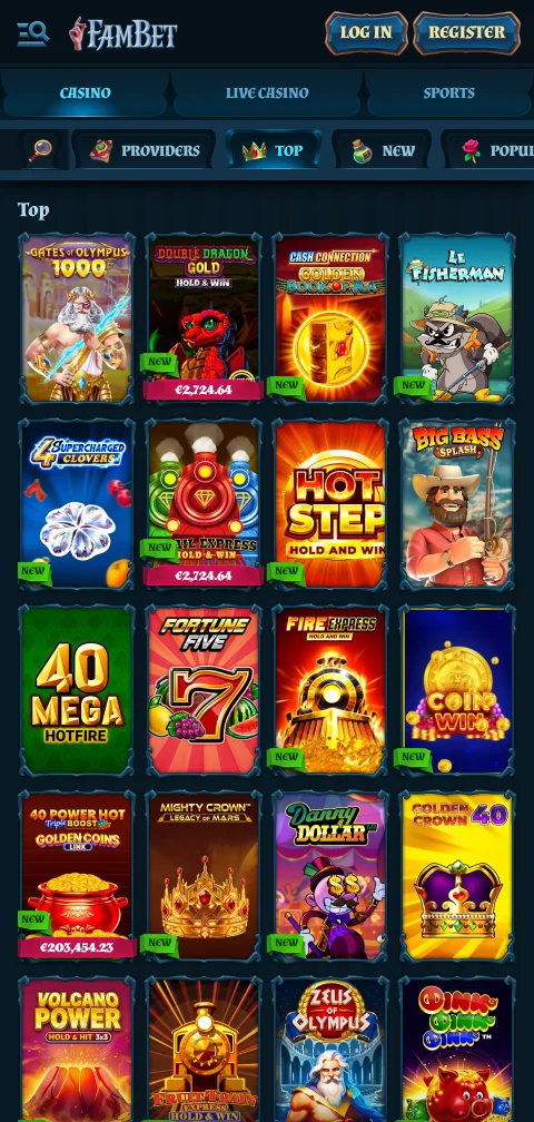 Fambet Casino lisenssitiedot puuttuvat, KYC ja SSL-salaus käytössä