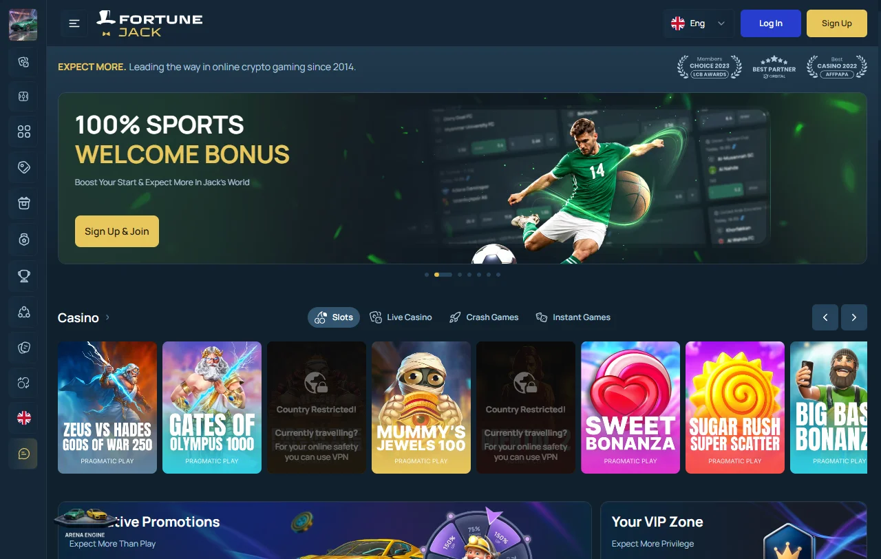 FortuneJack Casino arvostelu ja yleiskatsaus suomalaiselle pelaajalle