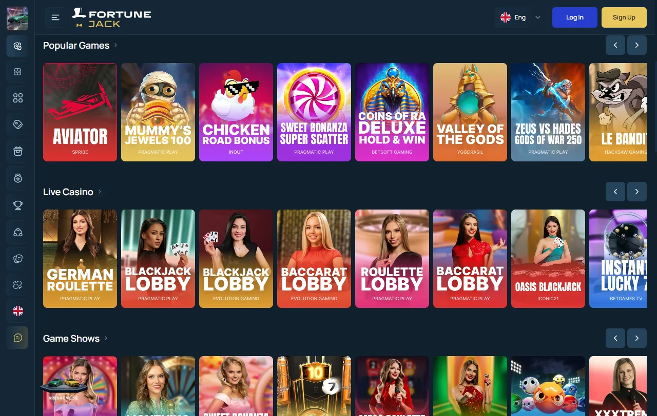 FortuneJack Casino bonukset ja kampanjat
