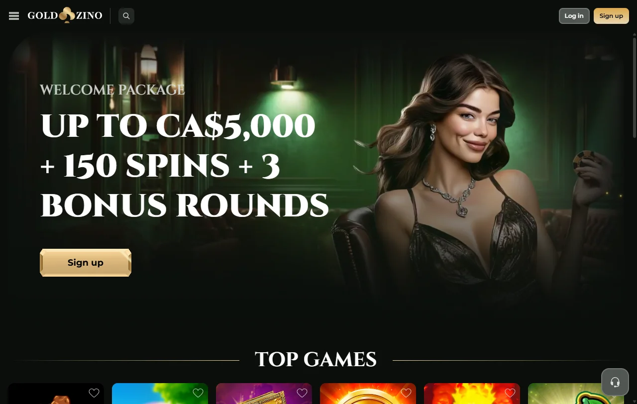 Goldzino Casino ja sen tumma etusivu suomalaiselle pelaajalle vuonna 2025 avatulla sivustolla