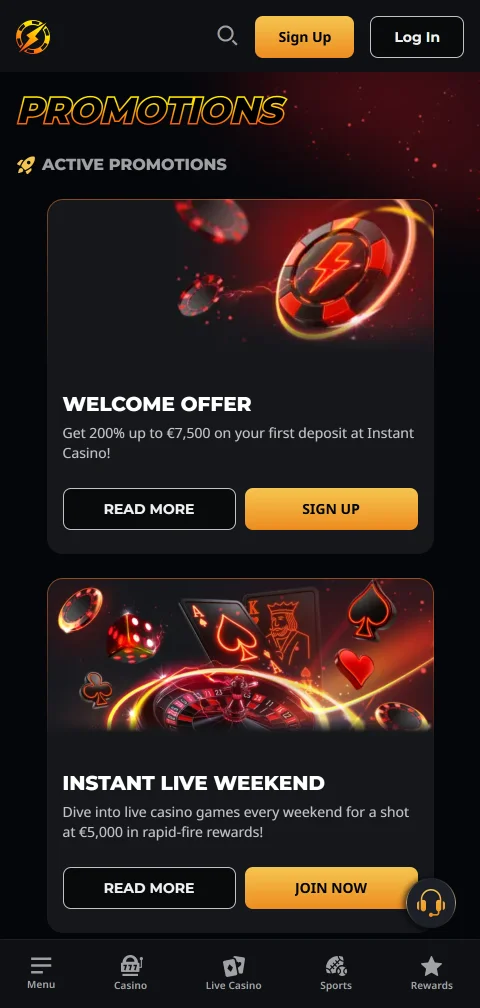 Instant Casinon maksutavat: talletukset, kotiutukset ja nostorajat
