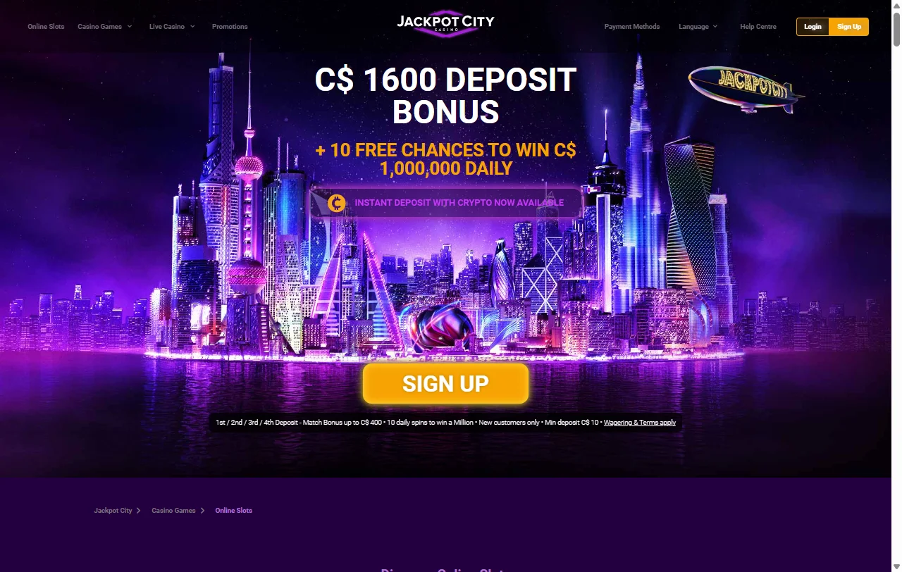 Jackpot City Casino yleisnäkymä, vuonna 1998 avattu maltalainen pelipaikka