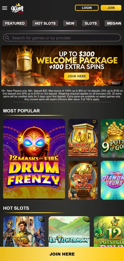 KING Casino selainversio mobiilissa ilman erillistä iOS- tai Android-sovellusta