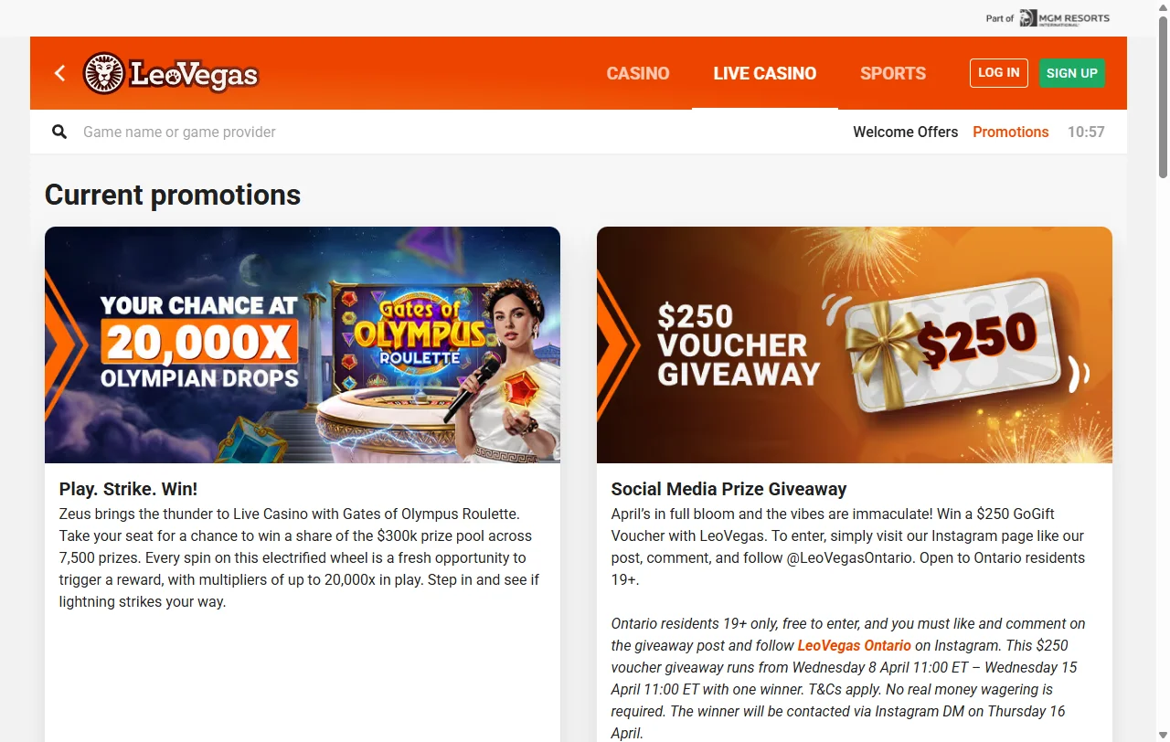 LeoVegas Casino pelivalikoima: yli 6 000 nimikettä Pragmatic Playltä ja Hacksaw Gamingilta