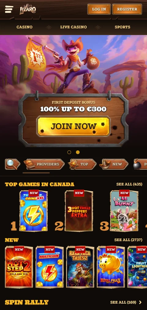 Lizaro Casino mobiiliselaimessa ilman erillistä sovellusta