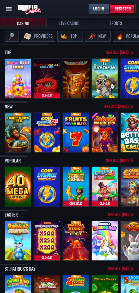 Mafia Casinon Zimpler-talletukset ja kotiutukset 2–3 vuorokaudessa suomalaispelaajalle