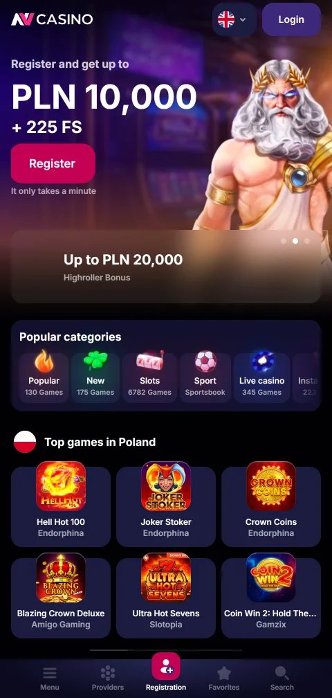 NV Casino puhelimen selaimessa: pelihaku, kategoriat ja tilin hallinta pystynäkymässä