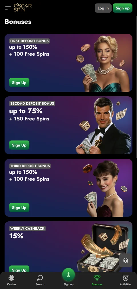 Oscarspin Casinon lisenssitiedot, KYC-tunnistus ja pelirajojen asettaminen