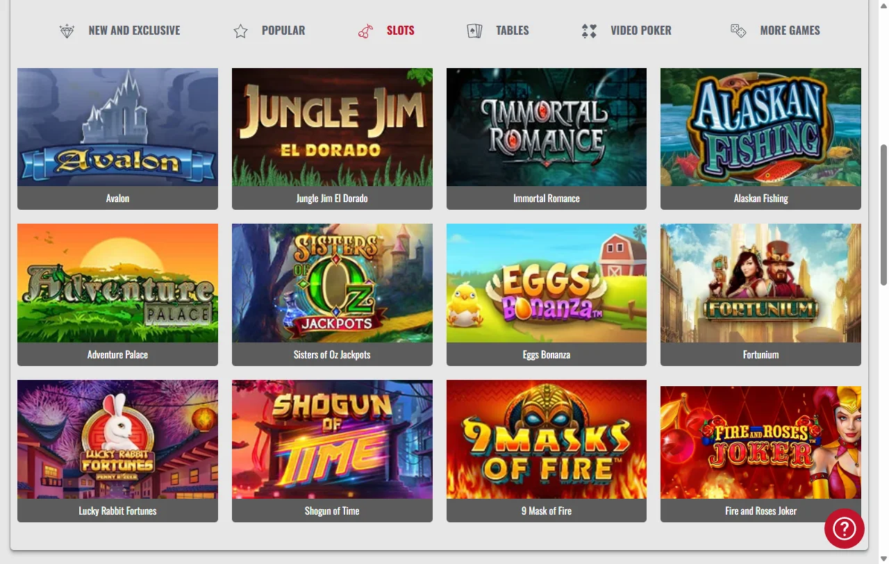 Platinum Play Casino ja noin 640 pelin valikoima Games Globalin sisällöllä