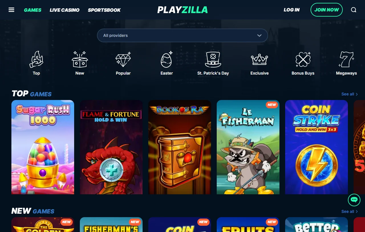 Playzilla Casinon tervetulobonus 100 prosenttia jopa 500 euroa ja 200 ilmaiskierrosta