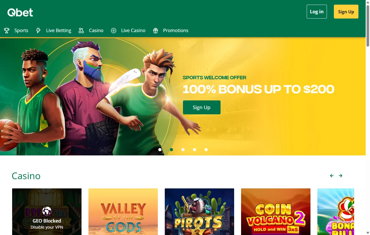 Qbet Casino ja sen pelikategoriat suomalaisen pelaajan yleisnäkymässä