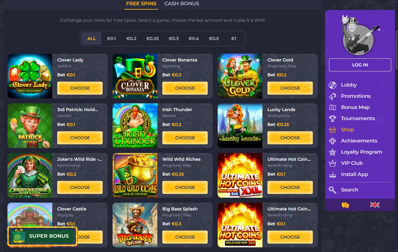 Rolling Slots -tervetuliaispaketti 2 600 euroon asti ja 45-kertainen kierrätysvaatimus