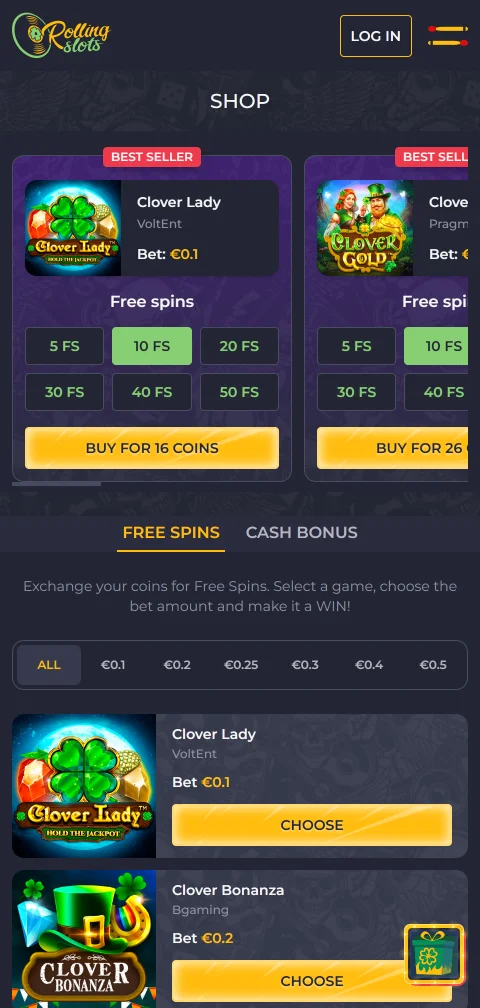 Rolling Slots -lisenssi OGL/2024/589/0556 Curaçaon peliviranomaiselta sekä SSL-salaus