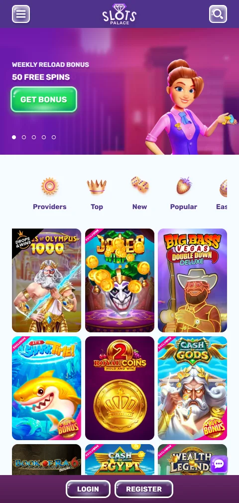 Slots Palace tunnistautuminen, pelirajat ja lisenssitiedot alatunnisteessa
