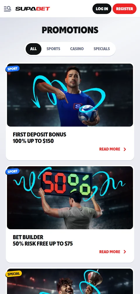 Supabet Casino ei julkaise lisenssinumeroa sivustollaan