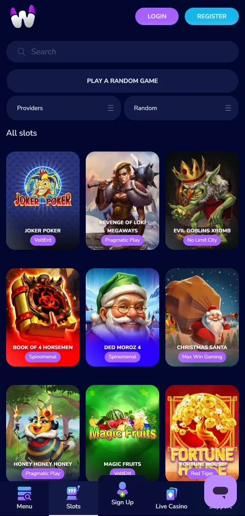 WeezyBet Casino ja lisenssimerkintä sivuston alatunnisteessa