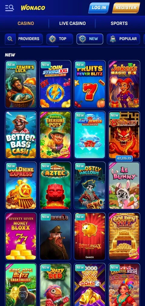 Wonaco Casino maksutavat: Zimpler, kortit, lompakot ja kryptovaluutat